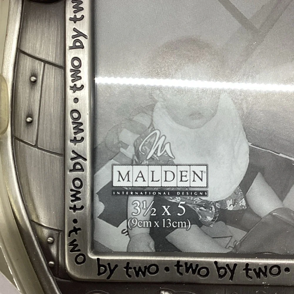 NIB Malden “Two by Two” Silver Photo Frame